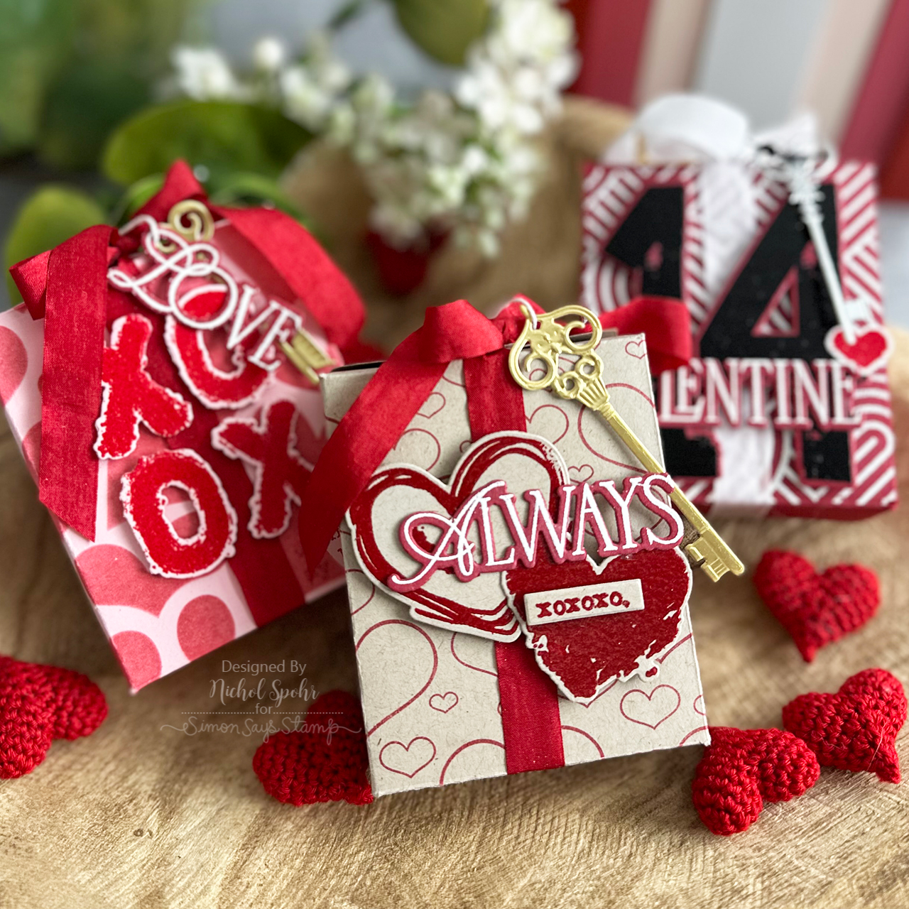 Simon Says Stamp Sweethearts Box Wafer Dies 1251sd To Love Valentine's Day Treat Boxes | color-code:ALT08
