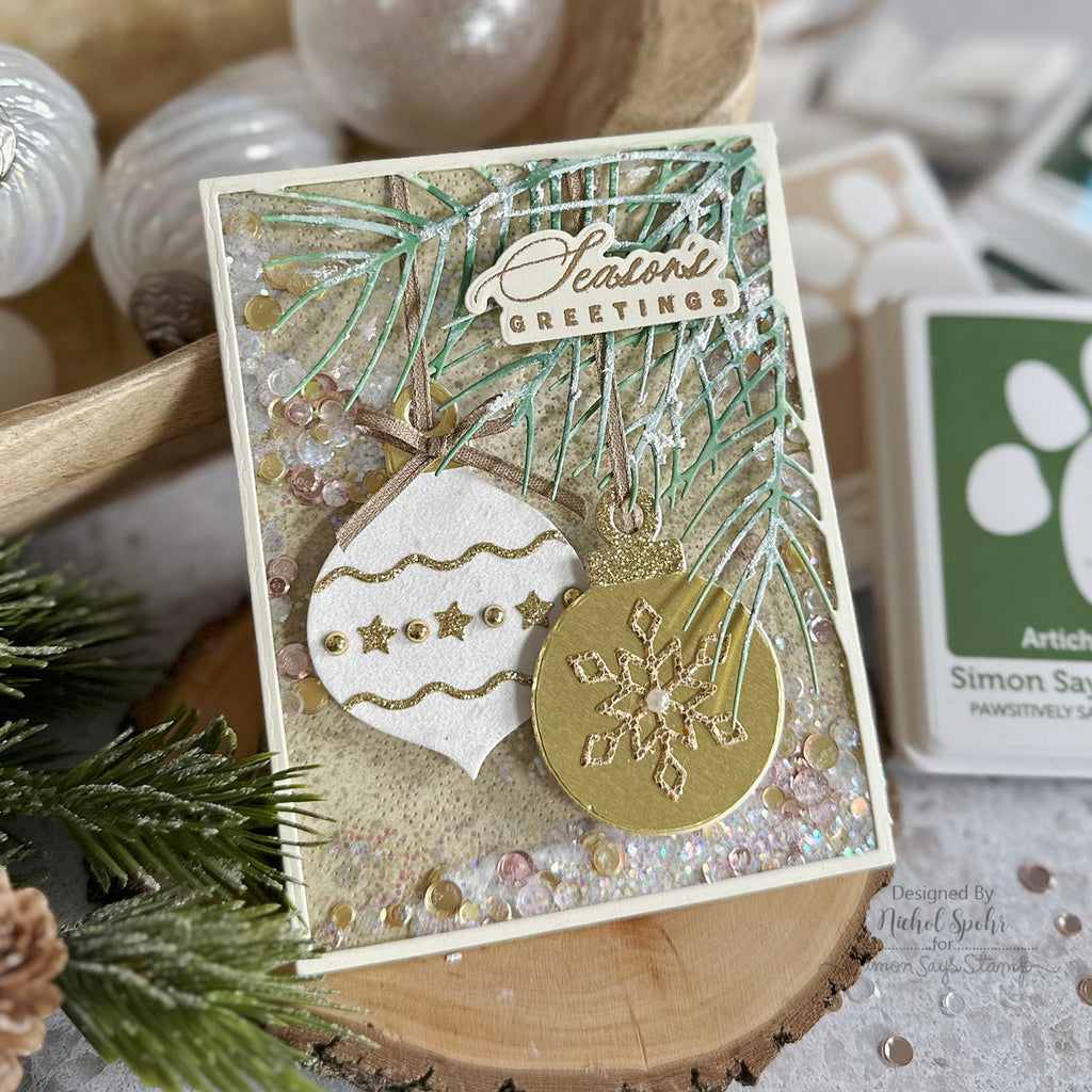 Pretty Pink Posh IVORY Pearls seasons greetings | color-code:ALT01