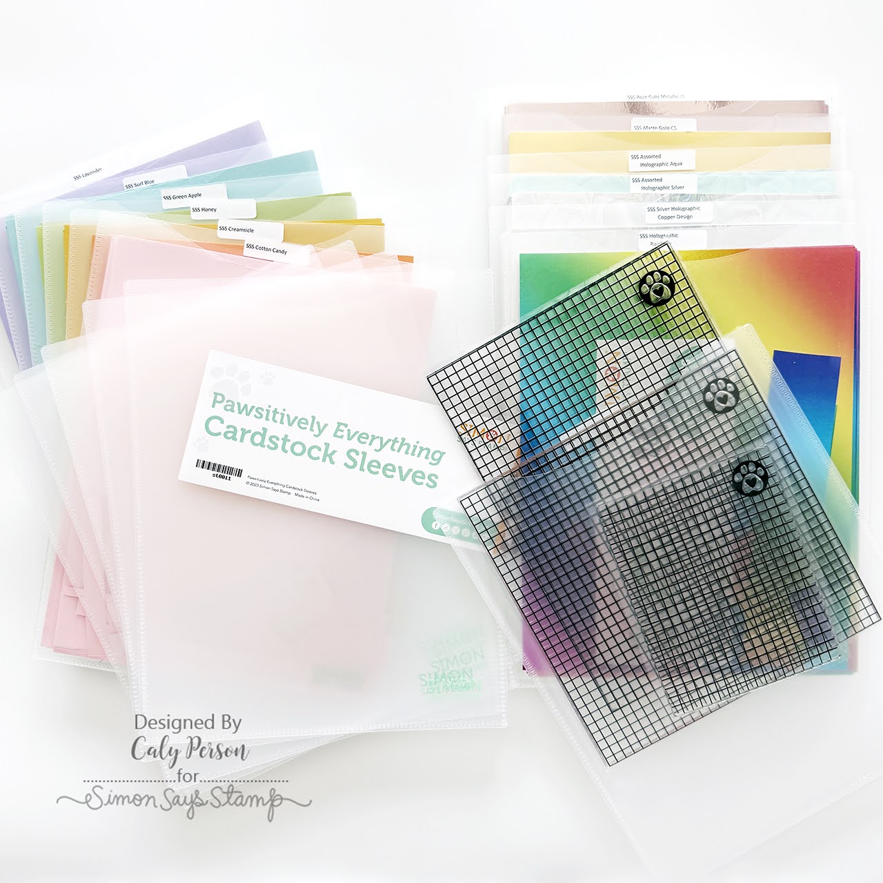 Simon Says Stamp! Simon Says Stamp PAWSITIVELY EVERYTHING 9.5x12  SLEEVES st0011