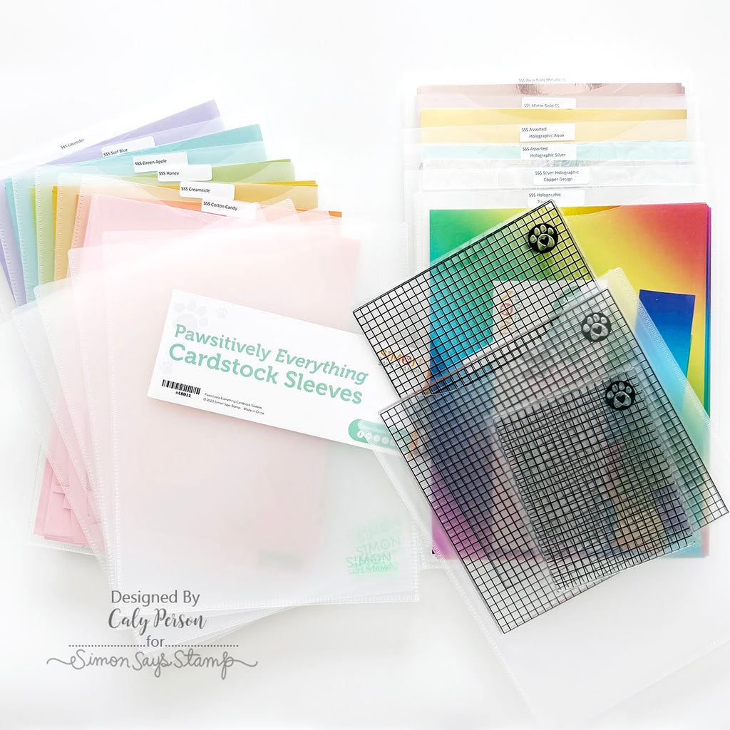 Simon Says Stamp! Simon Says Stamp PAWSITIVELY EVERYTHING 9.5x12  SLEEVES st0011