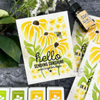 Tim Holtz Distress Flickering Candle Mica Stain Ranger One Layer Flower Wonder Card | color-code:ALT02
