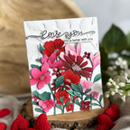 Simon Says Stamp Layered Perky Flower Wafer Die s860 Out Of This World Love Card | color-code:ALT05