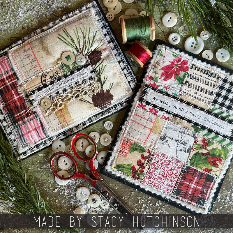 Tim Holtz Eclectic Elements Holidays Past Fabric By The Yard Berry Branch
