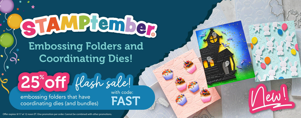 Embossing folders with dies