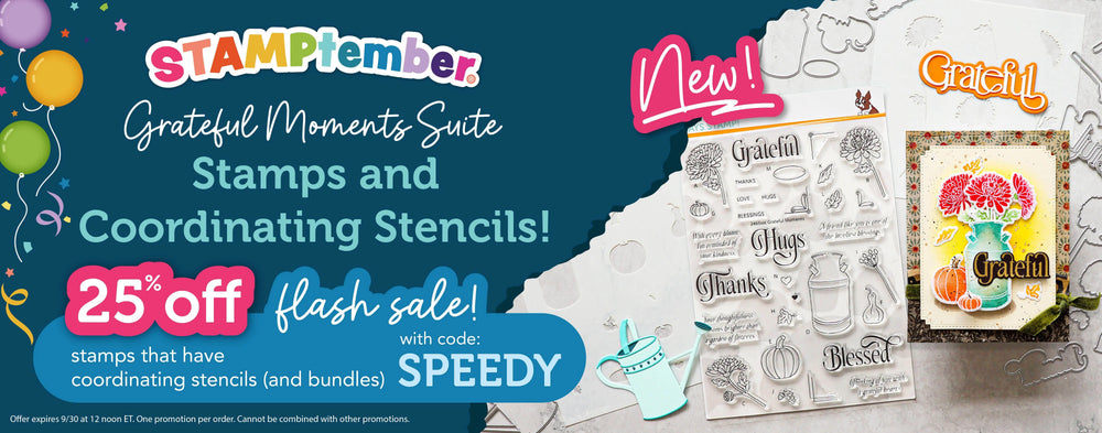 24 hour flash sale on stamps and stencil combinations