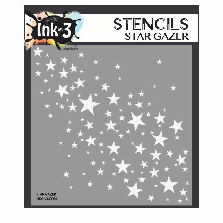 Inkon3 Star Gazer 6x6 Stencil