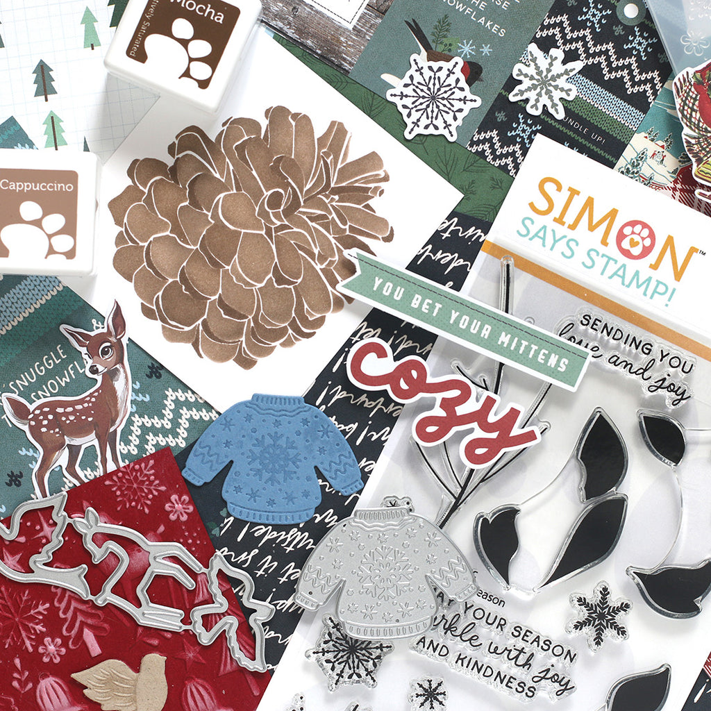 Limited Edition Simon Says Stamp STAMPtember® Card Kit Warmth and Wonder swwck25 sneak 2