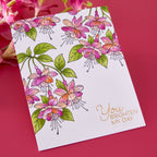 Spellbinders Magical Fuchsia Press and Foil Plate, Die and Stencil Bundle