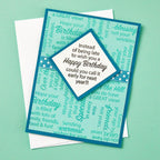 Stampendous Birthday Messages Clear Stamps stp-224 happy birthday
