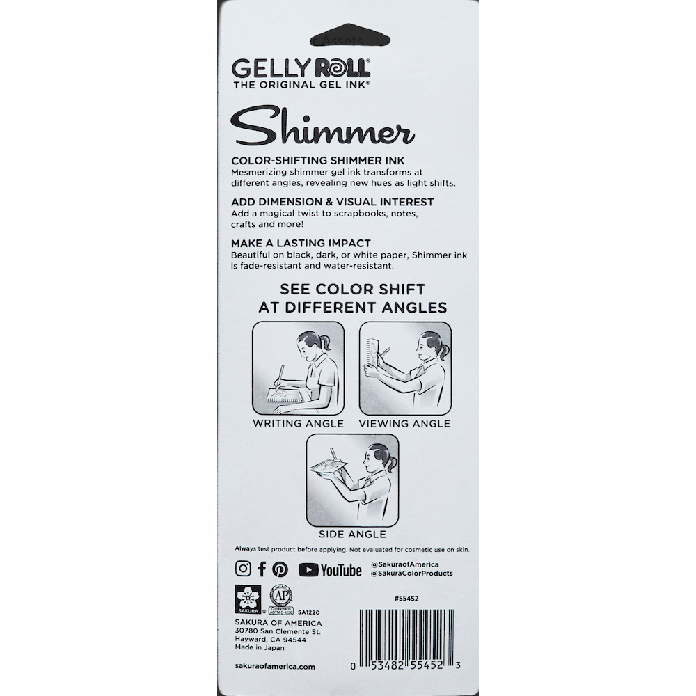 Sakura Gelly Roll Nebula Shimmer 3 Pack 55452 backer