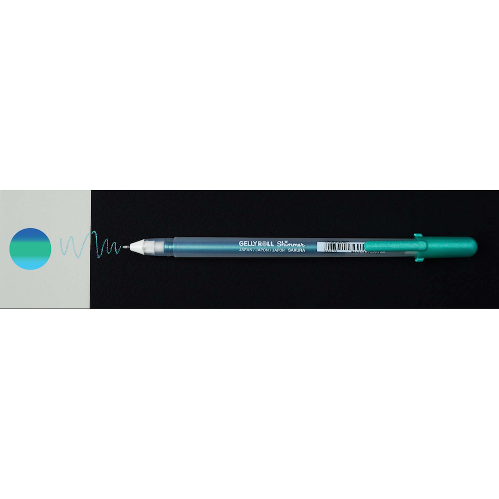 Sakura Gelly Roll Nebula Shimmer 3 Pack 55452 green