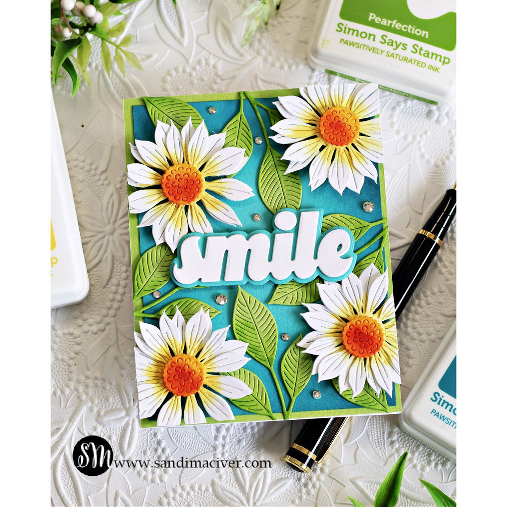 Simon Says Stamp Jaunty Sunflower Wafer Dies s985 Friend Like You Smile Card | color-code:ALT02