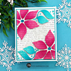 Simon Says Stamp Poinsettia Cover Wafer Die 1425md And Everything Nice Christmas Card | color-code:ALT06