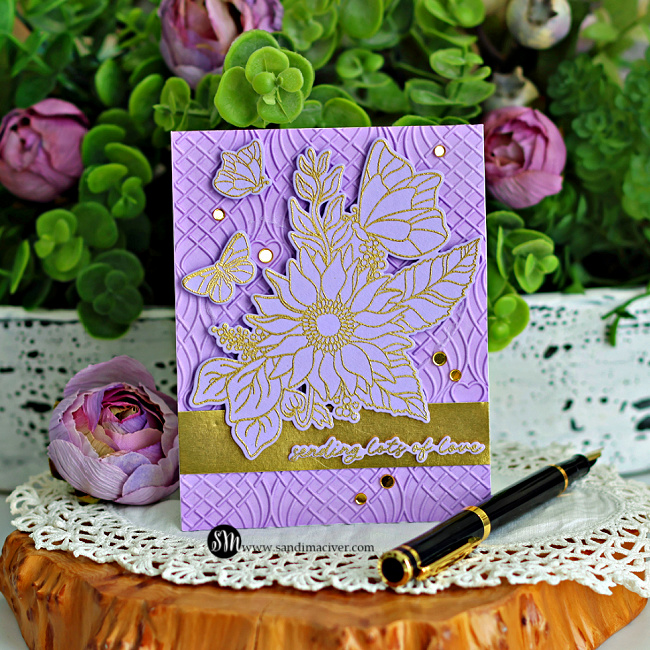 Simon Says Stamps and Dies Make My Heart Flutter set1140hf Heart to Heart Lots of Love Card | color-code:ALT03