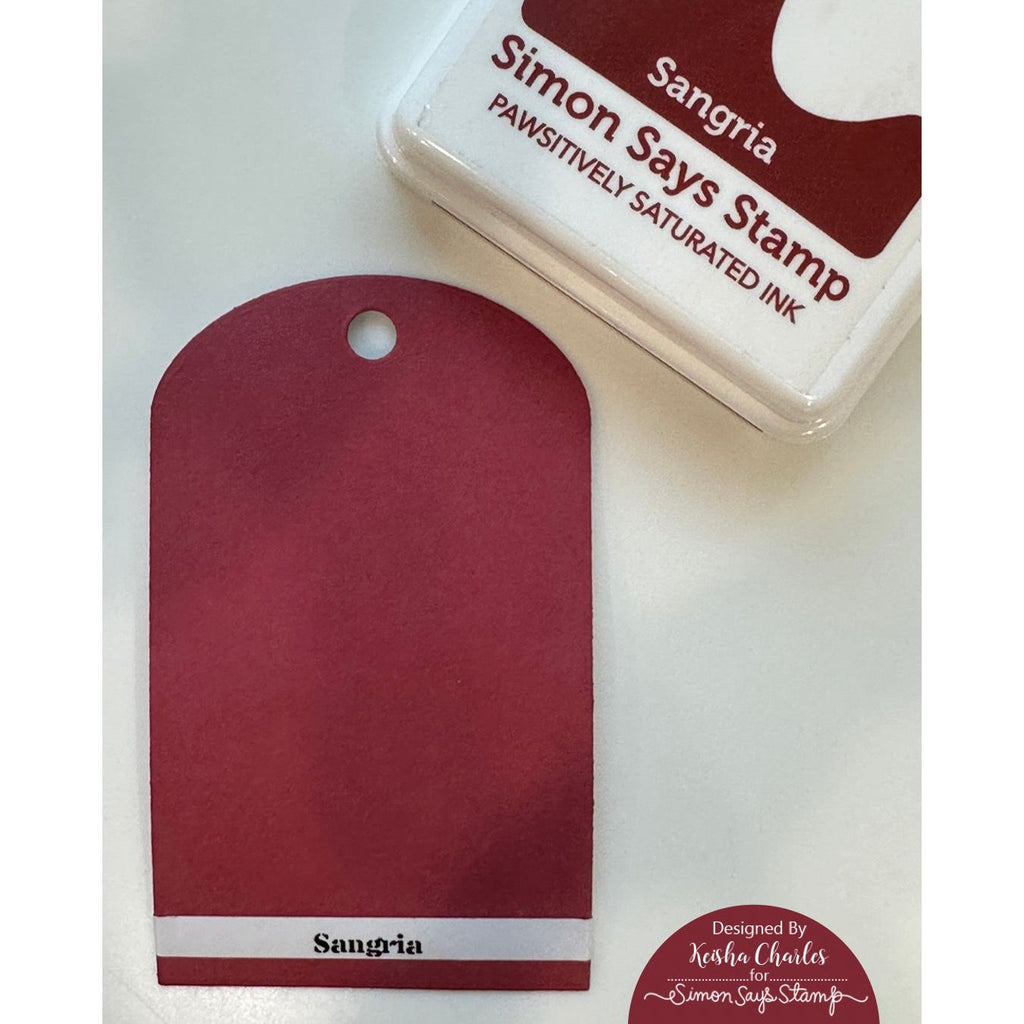 Simon Says Stamp Pawsitively Saturated Ink Pad Sangria ssk068 Diecember