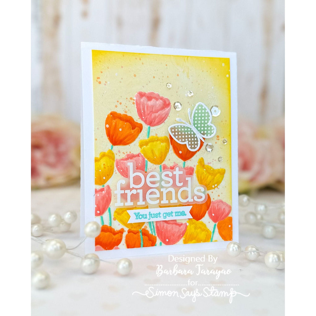 CZ Designs Sassy Friend Wafer Dies czd213c Stamptember Friend Card | color-code:ALT01