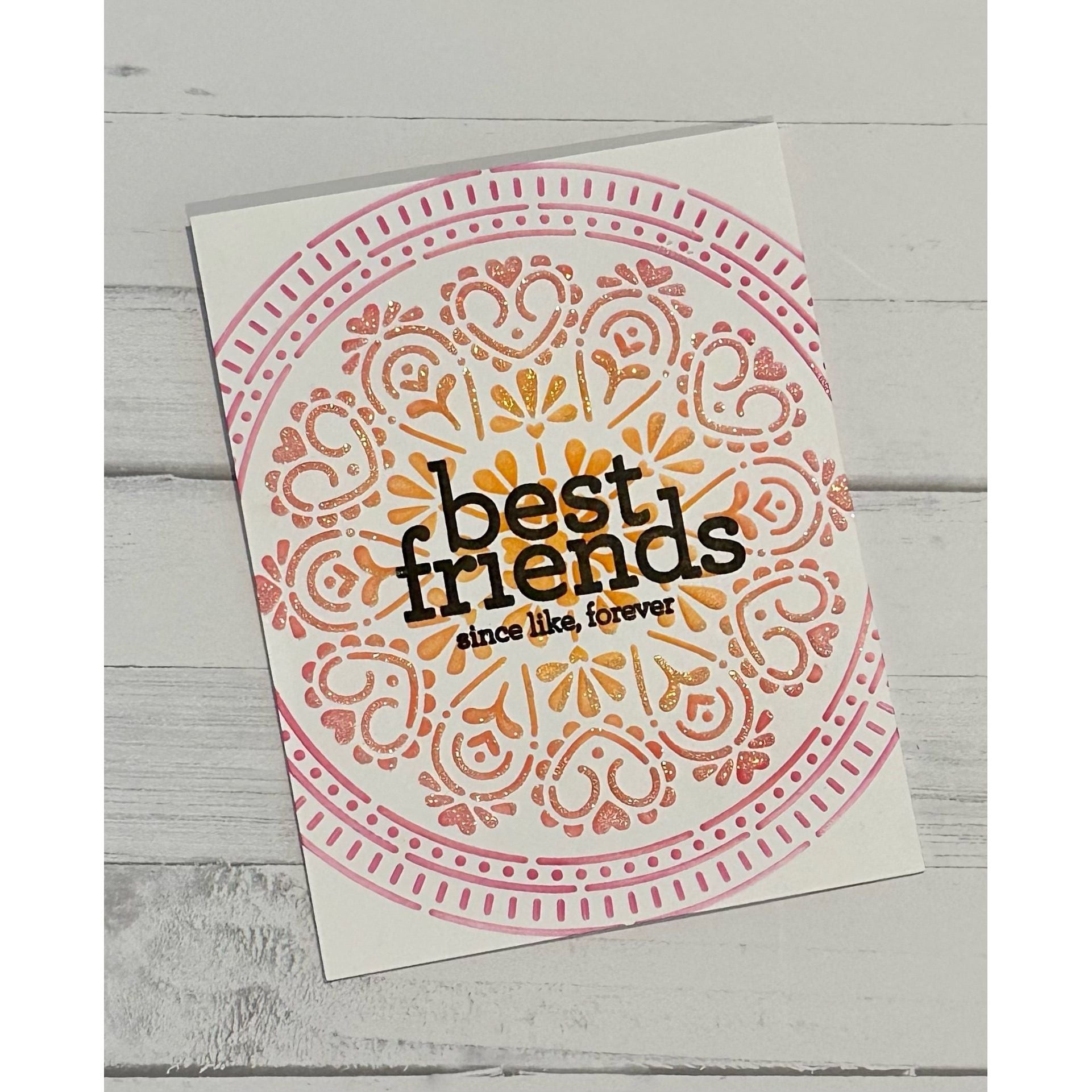 CZ Design Clear Stamps Sassy Friends cz281c Stamptember Friends Card