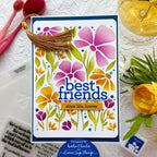 CZ Design Clear Stamps Sassy Friends cz281c Stamptember Friends Notebook