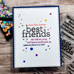 CZ Design Clear Stamps Sassy Friends cz281c Stamptember Friends Card