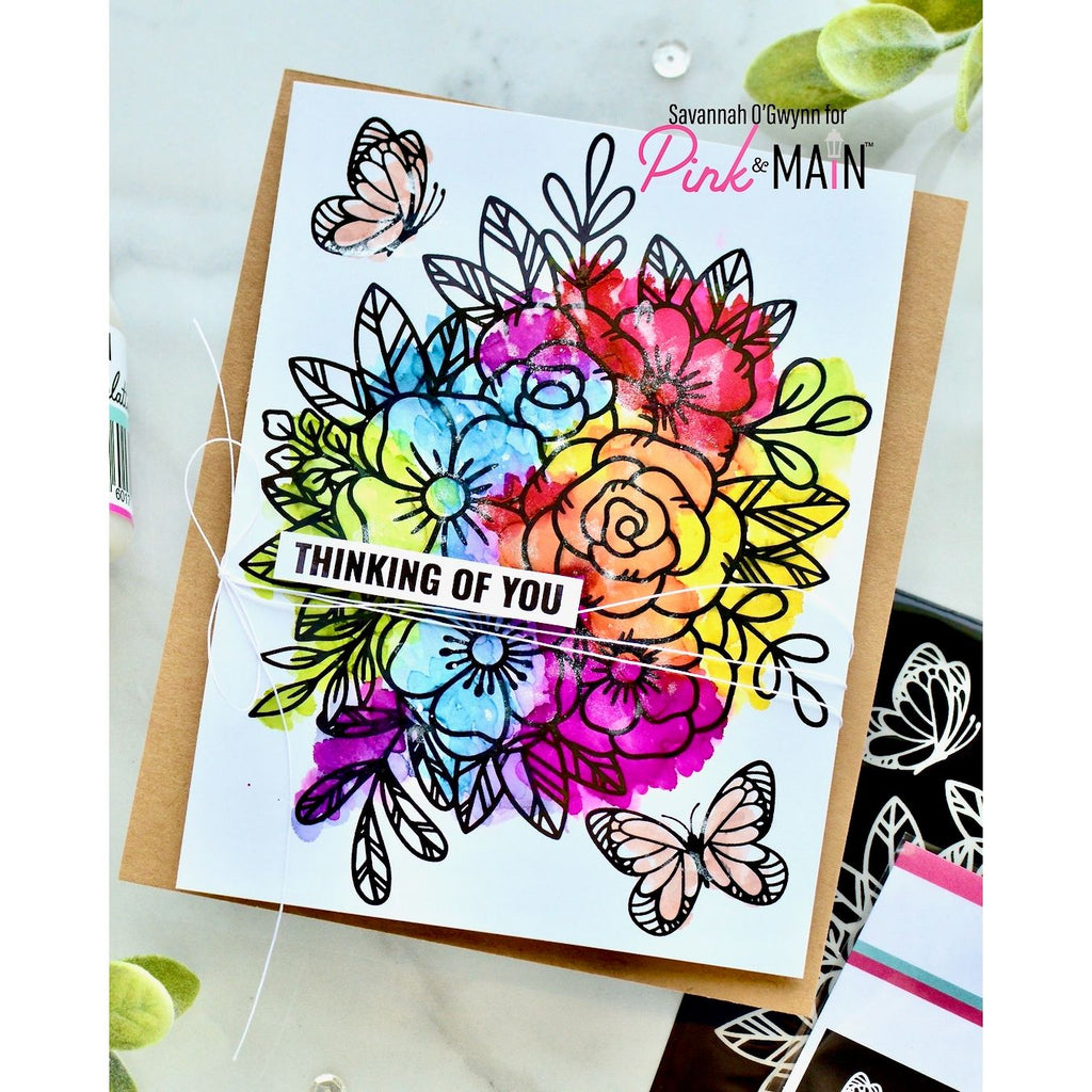 Pink and Main Pearl Paint and Splatter Bottle pme202