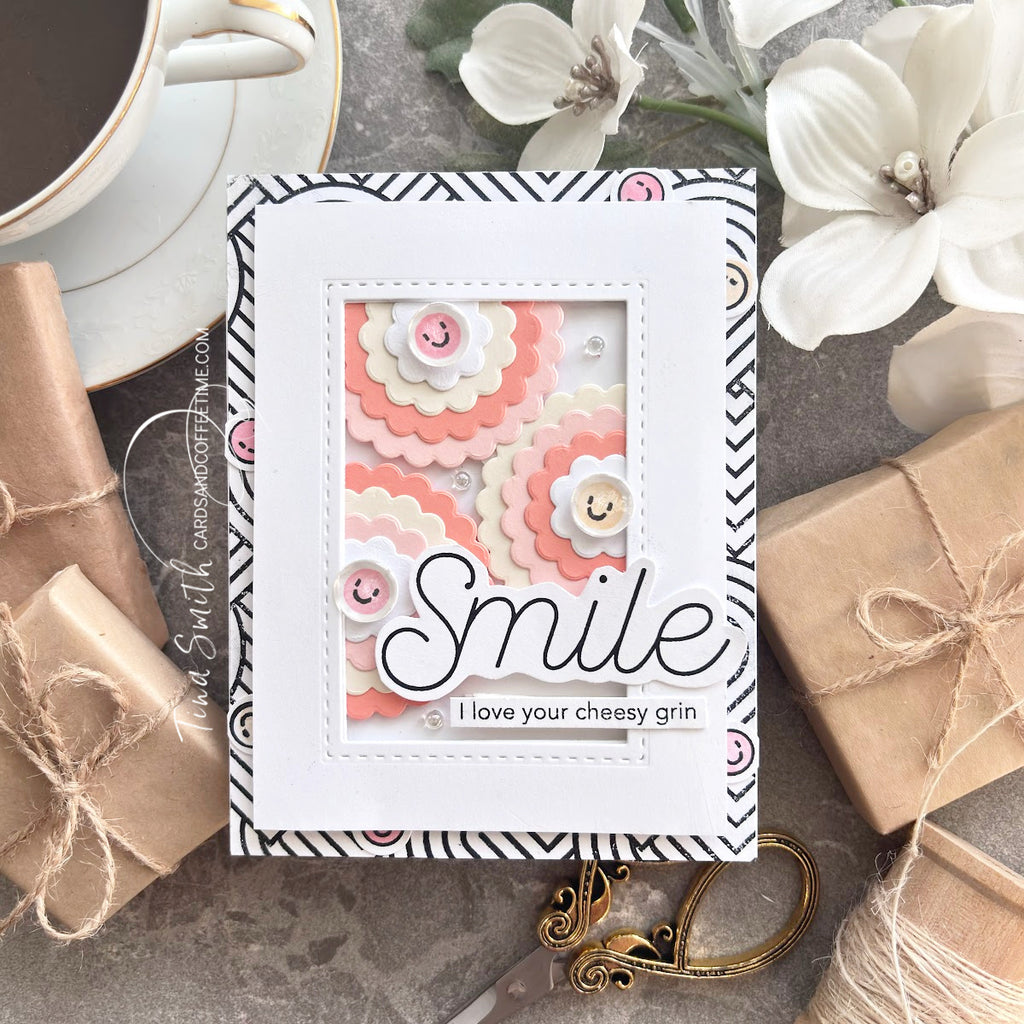 Simon Says Stamp Scalloped Circles Wafer Dies 8022sd Friend Like You Smile Card | color-code:ALT03