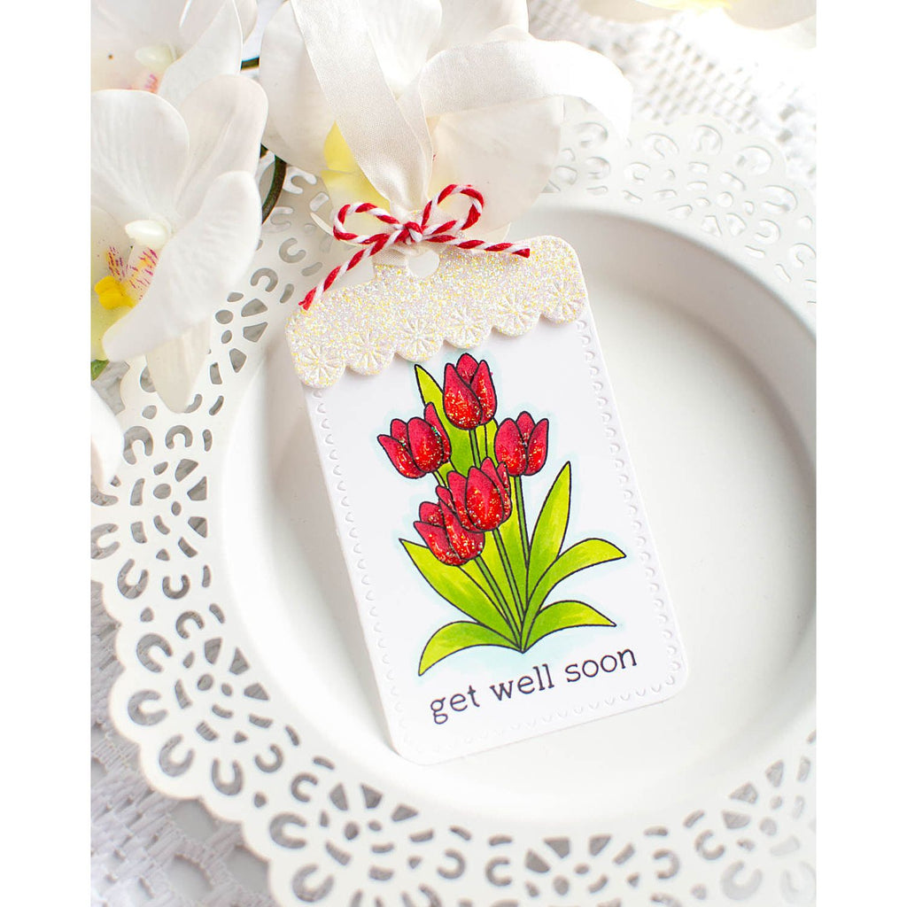 Simon Says Stamp Scalloped Floral Tag Wafer Dies s1022 You Are My Favorite Get Well Tag | color-code:ALT02