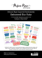 Paper Rose School Days Layered Sentiments 36541