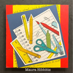 Simon Says Cling Stamp School Supplies sss102716 Just A Note Back to School Card | color-code:ALT06