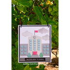 Simon Says Stamp Stencil Schoolhouse 1094st Happy Camper Classroom Decor | color-code:ALT03