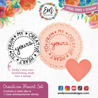 Emily Moore Designs Creative Heart Stamp and Die Set com-chs