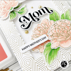 Alex Syberia Designs Gorgeous Peonies Hot Foil Plate asdhf55 Mom