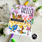 Alex Syberia Designs Foxtrot Alphabet Die Set asdd62 Hello