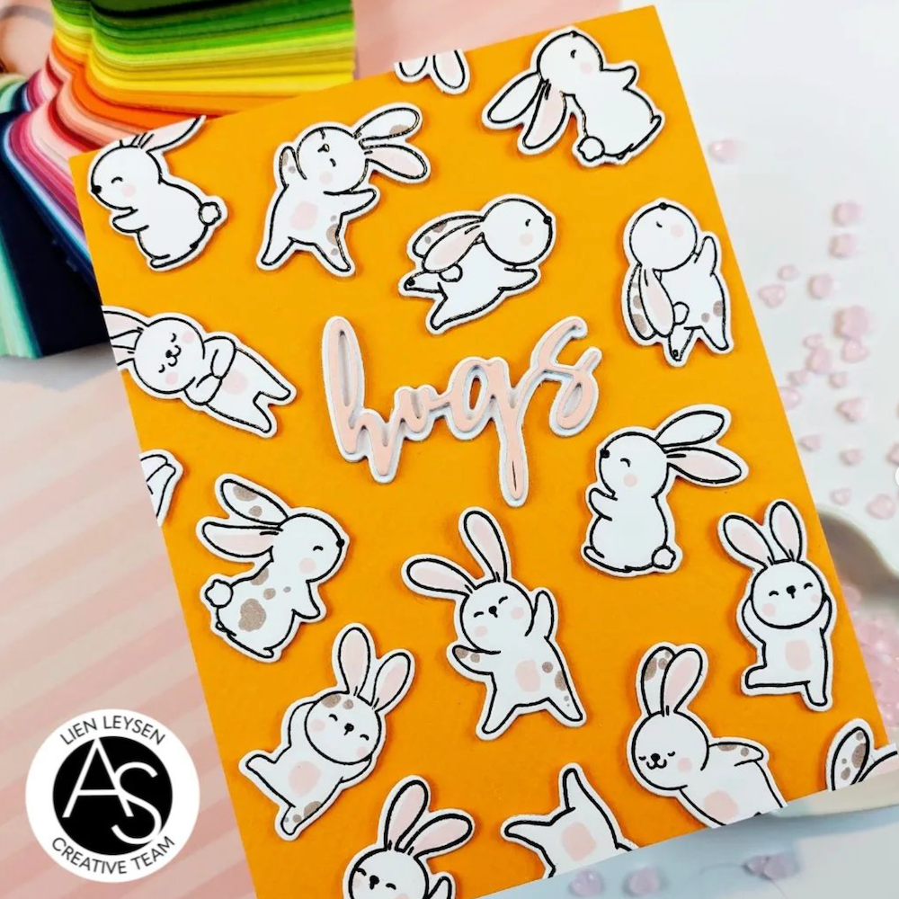 Alex Syberia Designs Spring Bunnies Clear Stamp Set asdsta4651 Hugs