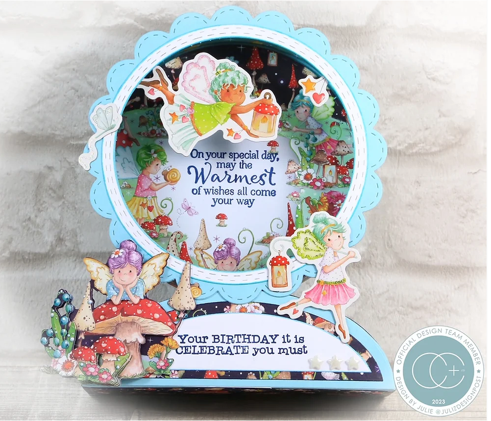 Craft Consortium Fairy Wishes 3D Decoupage CCDPAK013 flying