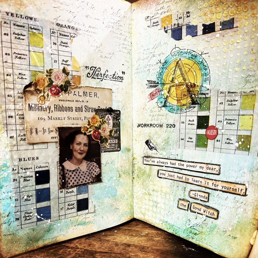 Tim Holtz Idea-ology Palette Collage Paper th94312 Journal
