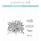 Papertrey Ink Easy Bouquet Clear Stamps 1496