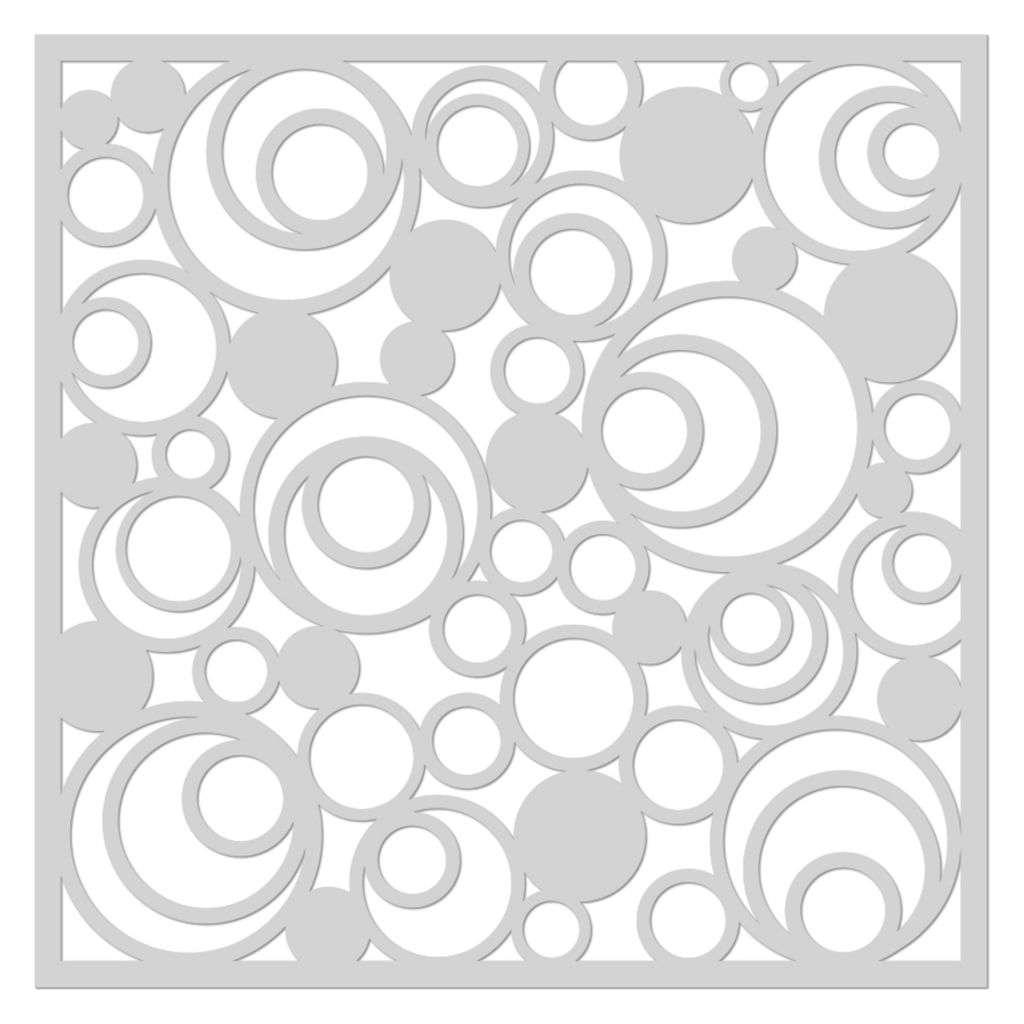 Hero Arts Stacked Circles Stencil SA234
