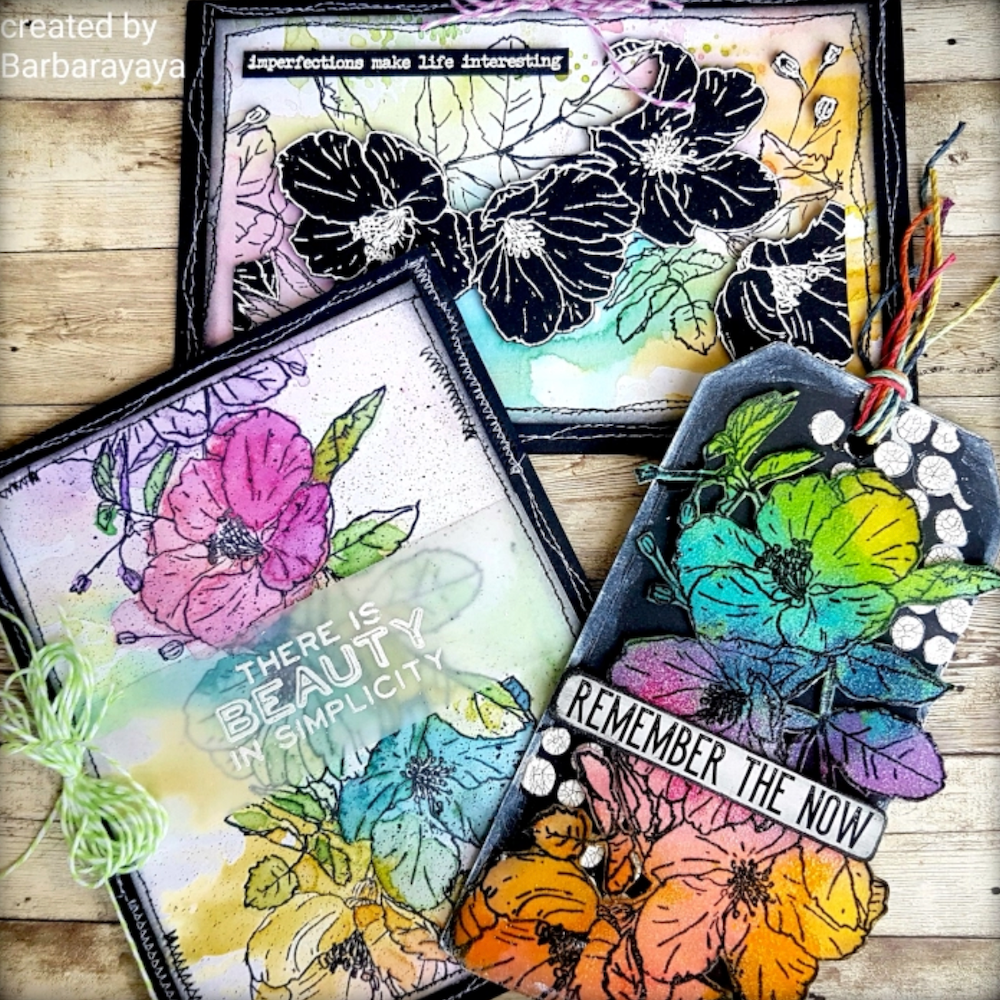 Tim Holtz Idea-ology THEORIES Quote Chips th94045 Floral | color-code:ALT02