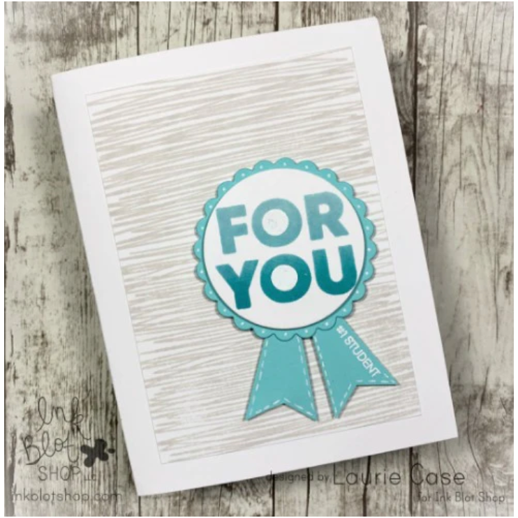 Ink Blot Shop Clear Stamp Set Giant Solid Greetings inbl146*