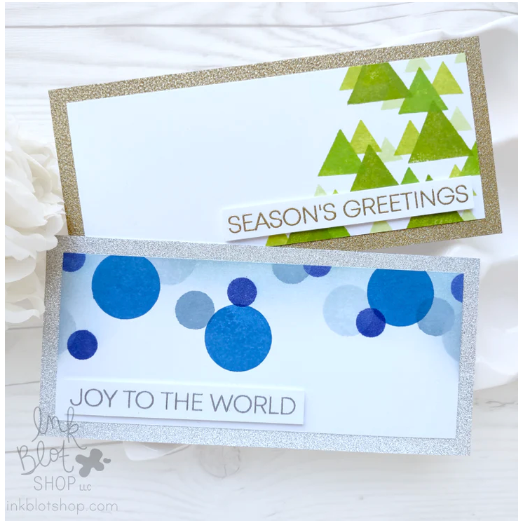 Ink Blot Shop Clear Stamp Set Mixed Holiday Greetings inbl113