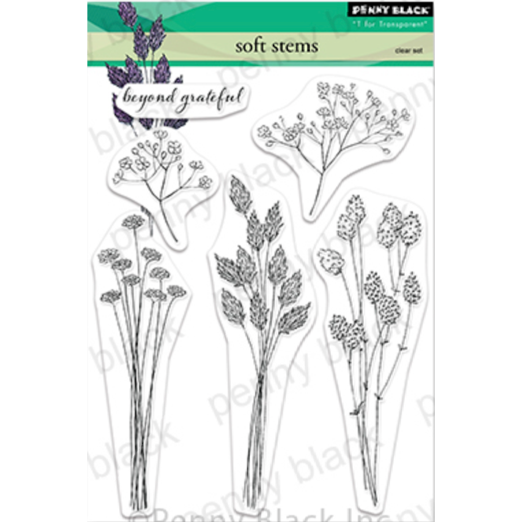 Penny Black Clear Stamps Soft Stems 30-962