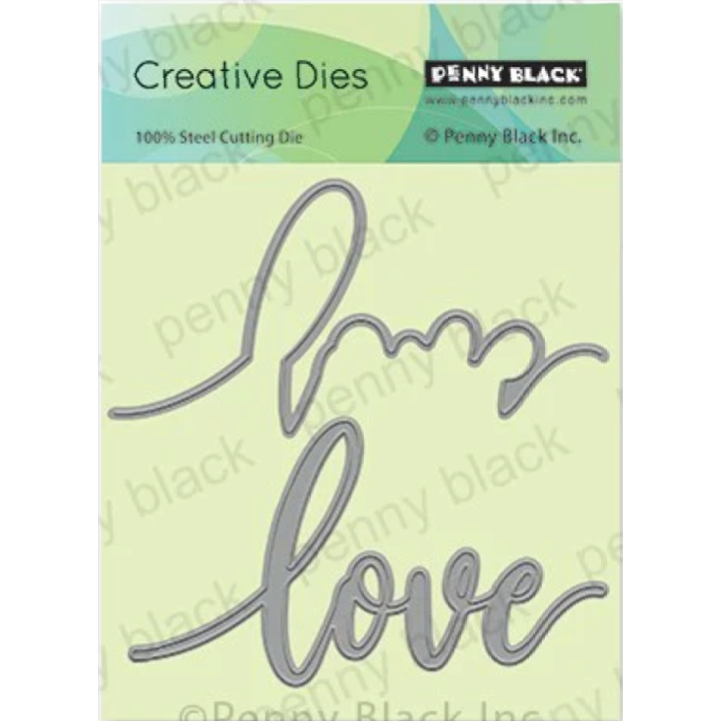Penny Black LOVE EDGER Thin Metal Creative Dies 51-759