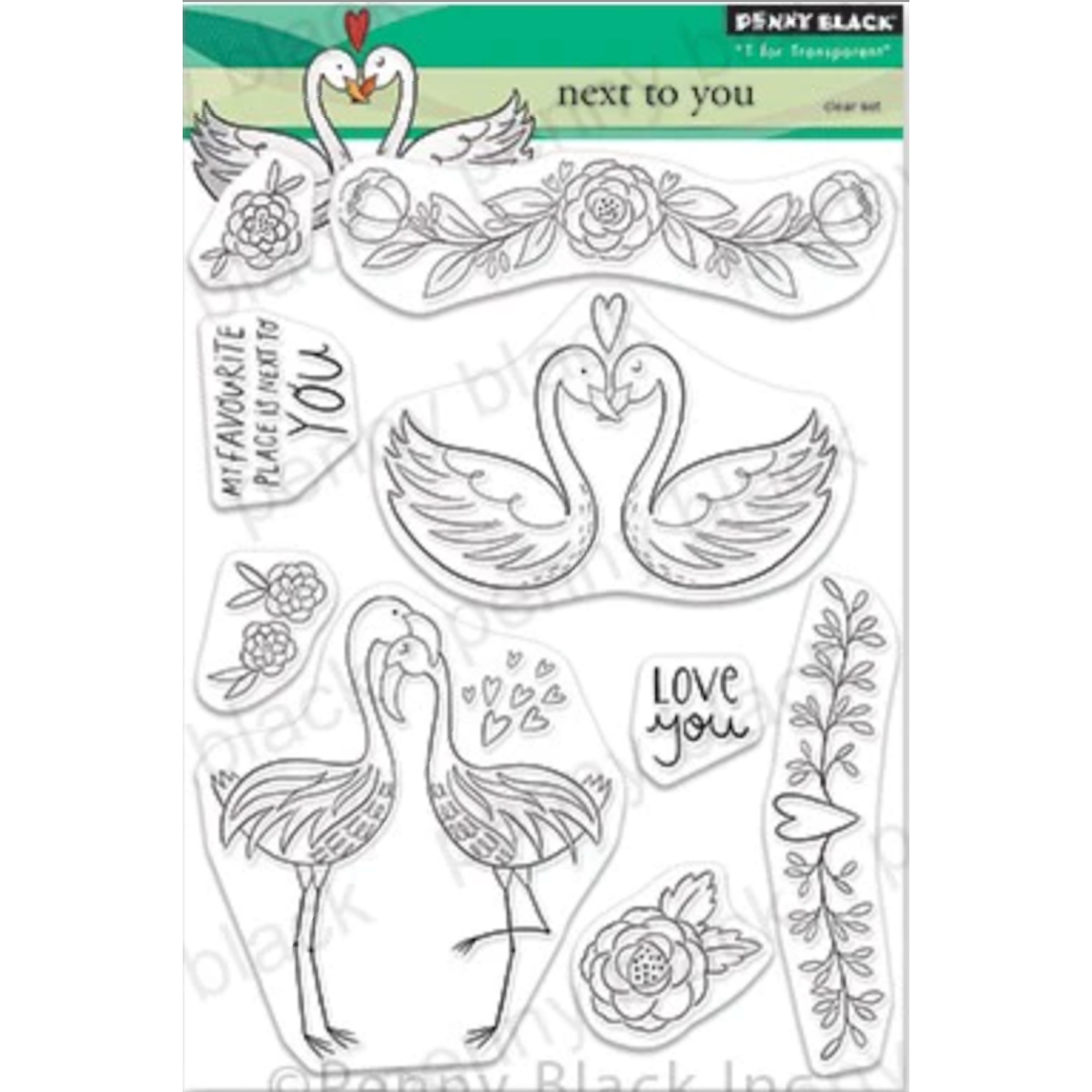 Penny Black Clear Stamps NEXT TO YOU 30-888