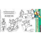 Penny Black Clear Stamps SKATES AND SPINS 30-886