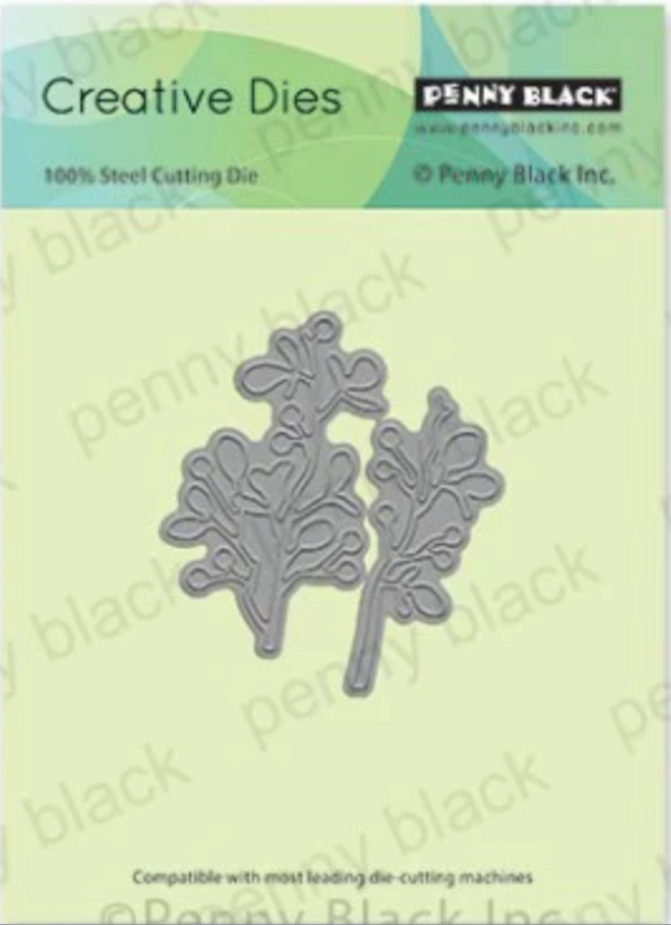 Penny Black FROSTED GREENS Thin Metal Creative Dies 51-710
