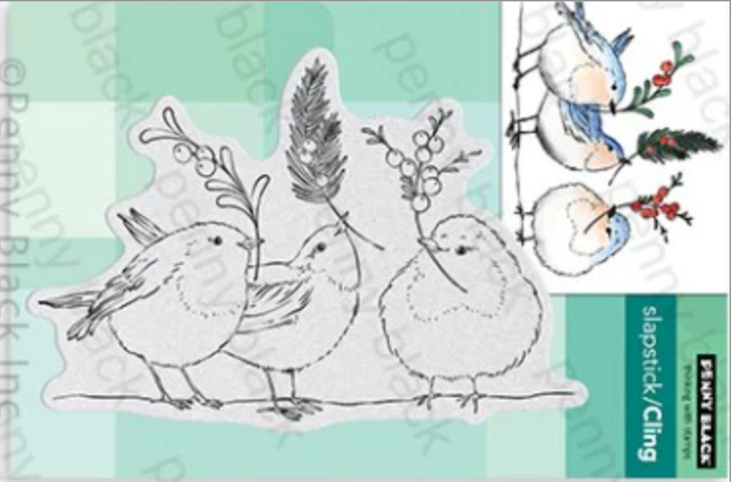 Penny Black Cling Stamp FEATHERED 40-862