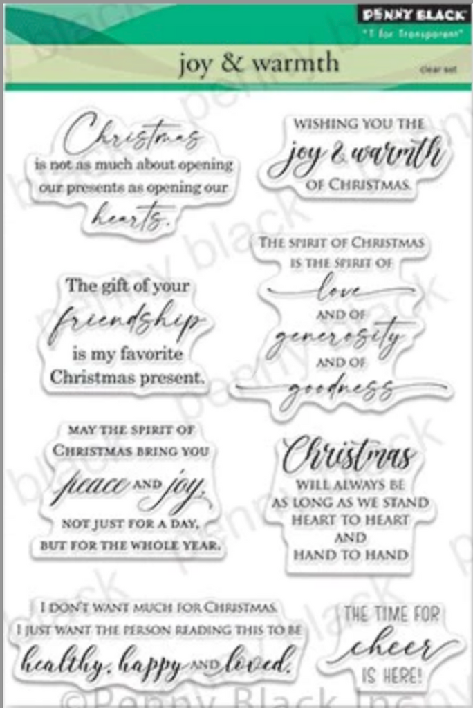 Penny Black Clear Stamps JOY AND WARMTH 30-917