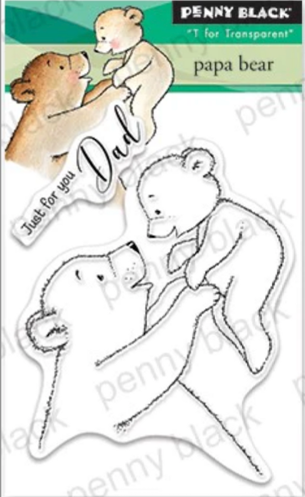 Penny Black Clear Stamps PAPA BEAR 30-911