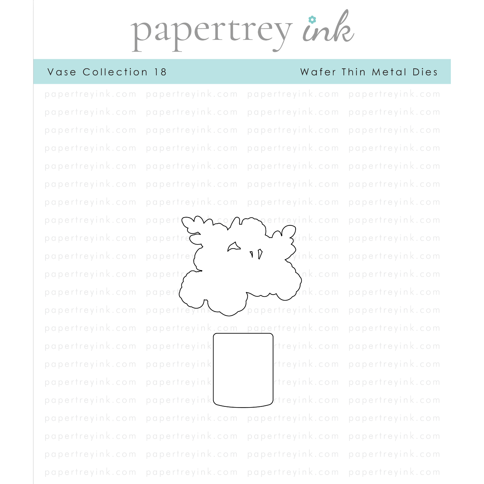 Papertrey Ink Vase Collection 18 Dies PTI-0644