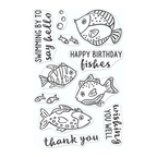Hero Arts Clear Stamps Hello Fishes CM709